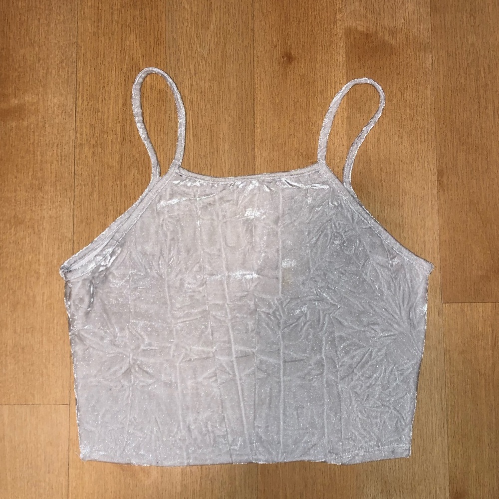 Velvet white tank